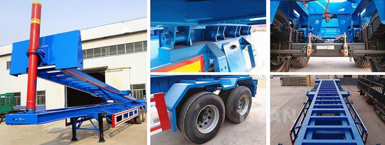 20Ft Container Chassis Tipper Semi Trailer for Sale