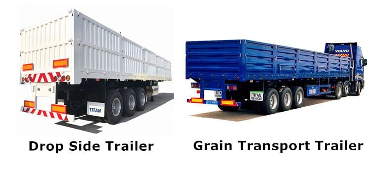 Drop Side Trailer for Sale  Dropside Truck Trailer Manufacturer - TITAN Vehicle