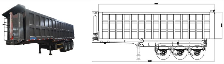 Tipper Semi Trailer for Sale