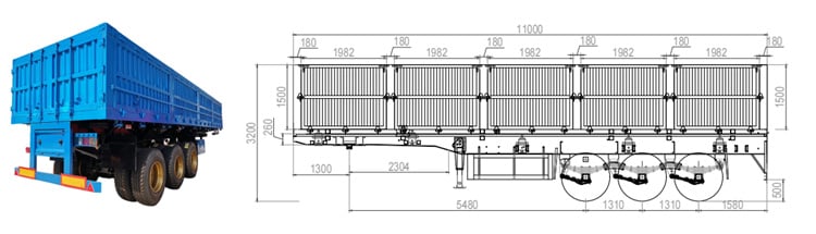 Drop Side Tipper Trailer