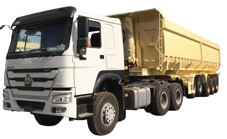 5 Axle 60 Ton Dump Truck Trailer