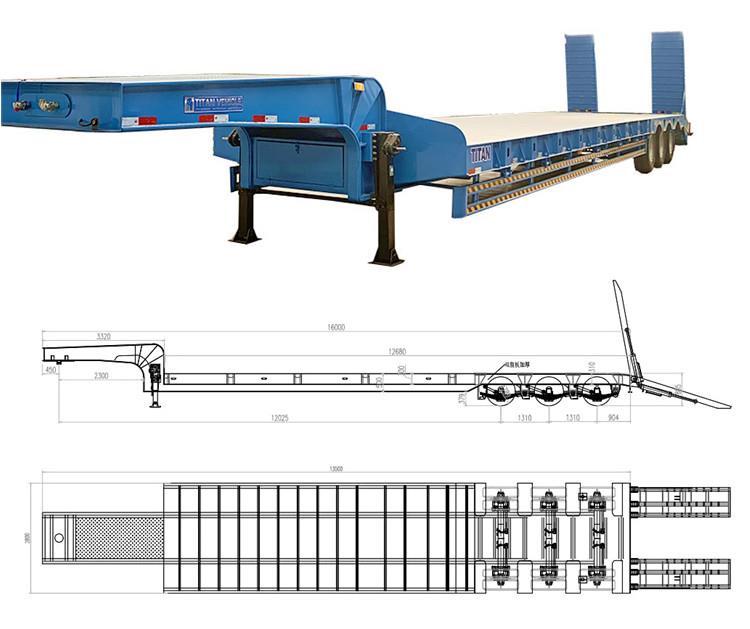 Low Bed Trailer Price | 2/3/4 Axle Semi Low Bed Trailer for Sale Manufacturers