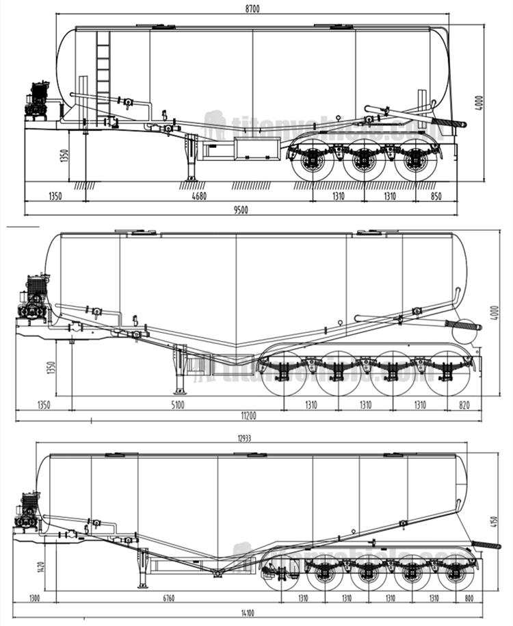 Cement Tanker Price | Bulk Cement Tanker Trailer for Sale In Ghana