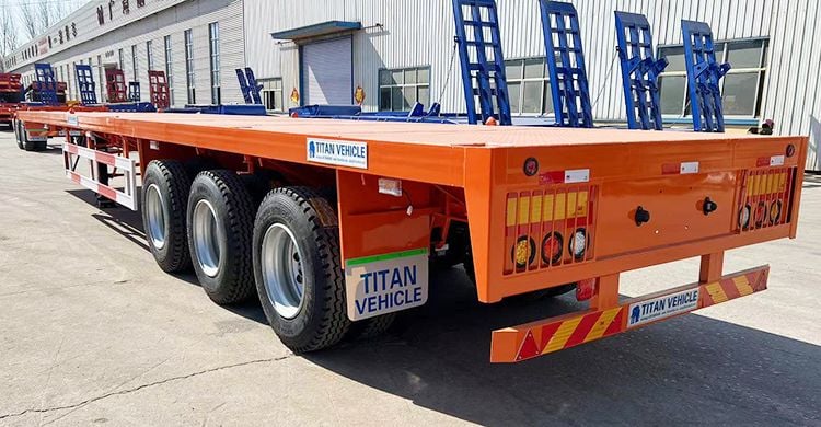 tri axle flatbed trailer for sale