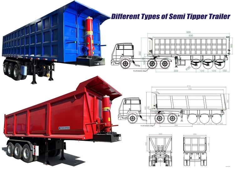 Semi Tipper Trailers for Sale - New & Used Semi Trailer Tipper Price , Capacity, Dimensions