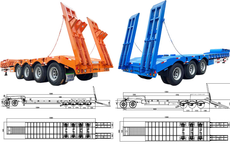 TITAN Tri /4 Axle Low Loader for Sale