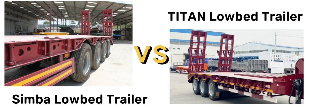40 Feet Low Bed Trailer Price  3 Axle Low Bed Trailer for Sale in Tanzania