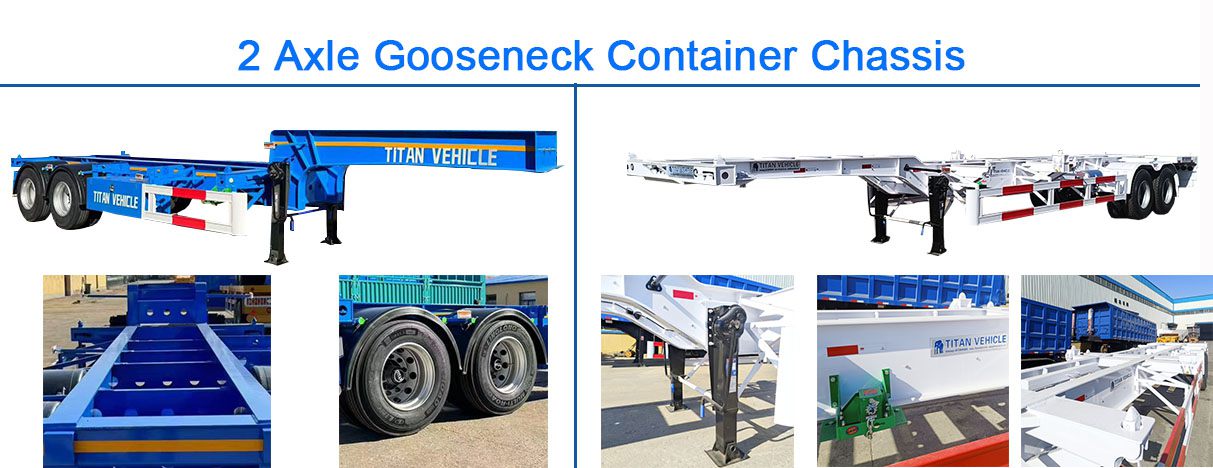 40 Ft Container Chassis for Sale ｜20 Ft Tri Axle Chassis for Sale in Guam