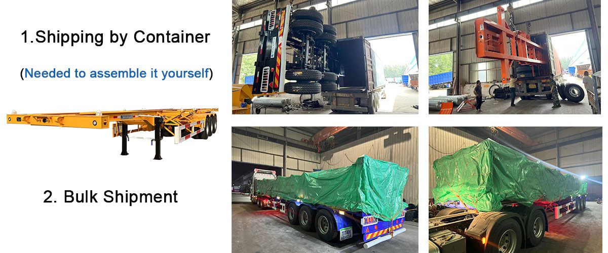 40 Ft Container Chassis for Sale ｜20 Ft Tri Axle Chassis for Sale in Guam