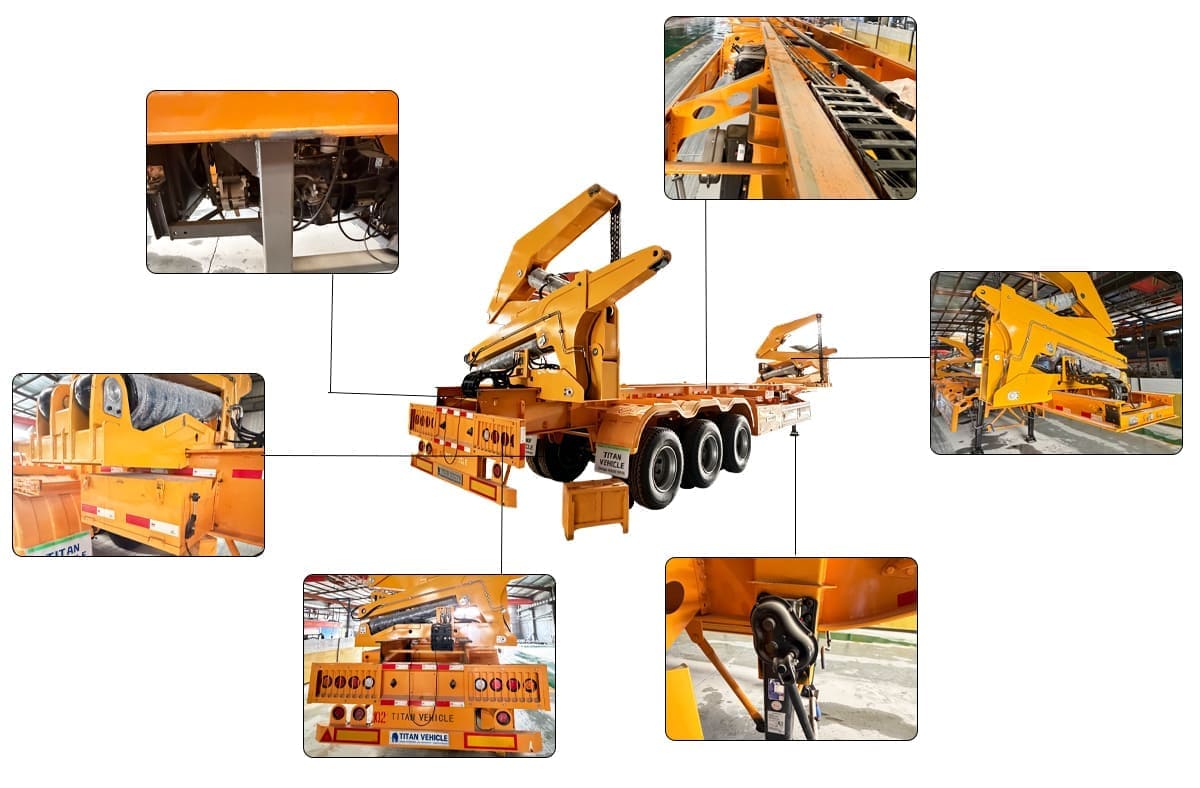 Guyana Container Side Loader Trailer for Sale  TITAN Container Handling Solution