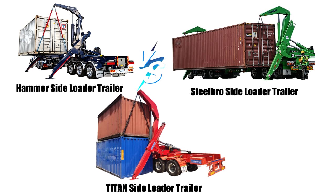 Guyana Container Side Loader Trailer for Sale  TITAN Container Handling Solution