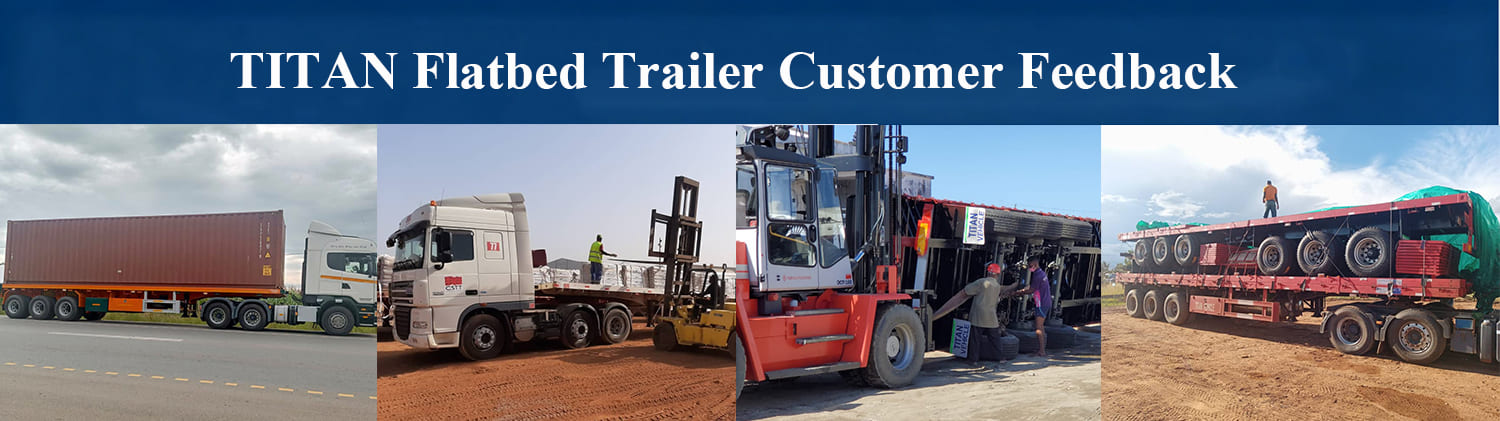 Flatbed Semi Trailer Flatbed Trailer for Sale in Sierra Leone