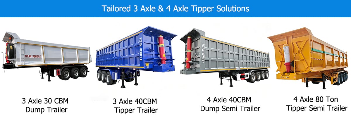 TITAN Rear Dump Semi Trailer in Senegal Buying Guide for Heavy-Duty Transport