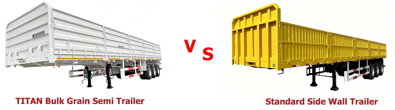 Side Wall Grain Semi Trailers for Sale in Zimbabwe