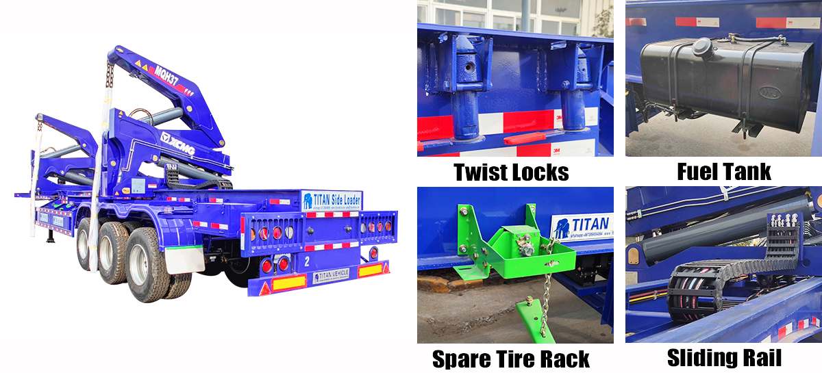 Container Side Loader for Sale in Guyana | 37 Ton Sidelifter