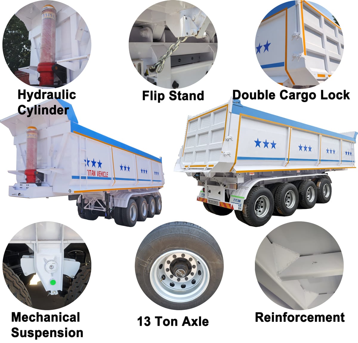 Dump Semi Trailer for Sale in Mali: How Does It Work?