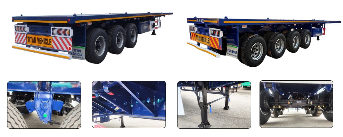 Buy Flatbed Trailer Prices for Sale in Sierra Leone