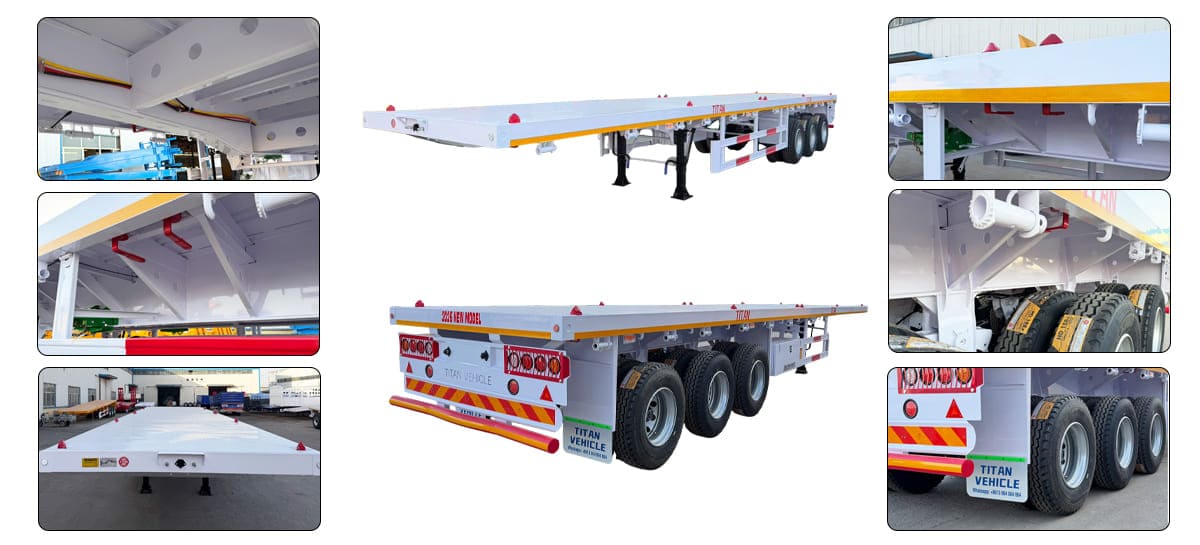 Buy Flatbed Trailer Prices for Sale in Sierra Leone