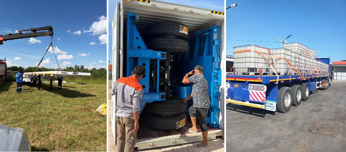 Buy Flatbed Trailer Prices for Sale in Sierra Leone