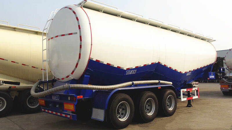 W Shape 60cbm Bulk Cement Tanker
