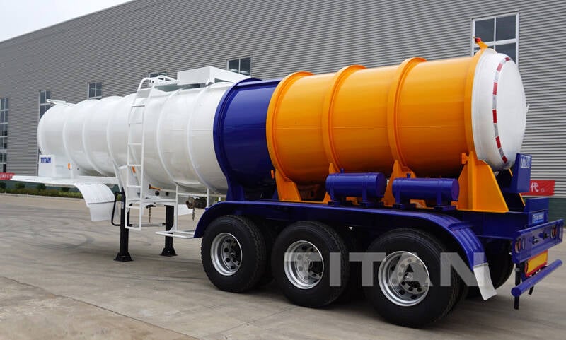 3 Axles Hydrochloric Acid Tank Trailer