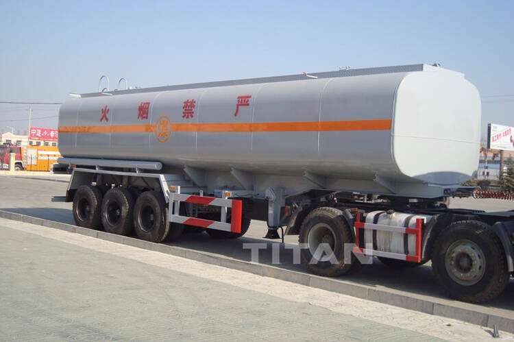 chemical liquid tank truck trailer chemical transport tanker trailer 