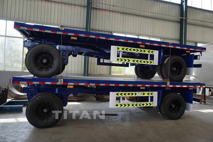 20ft Flatbed Drawbar Trailer