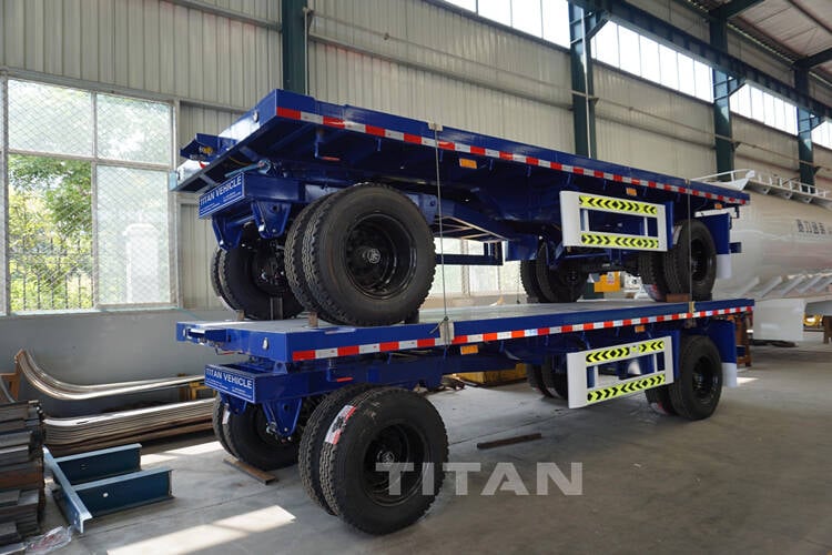 20ft Flatbed Drawbar Trailer