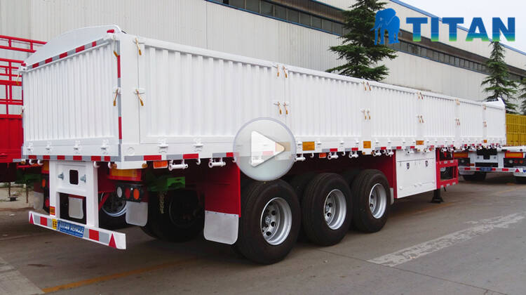 Drop side trailer