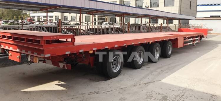 50M Extendable Wind Blade Trailer For Sale