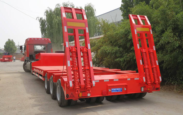 130 Ton Lowbed Trailer for Sale - 3 Line 6 Axle Heavy Duty Equipment Trailer