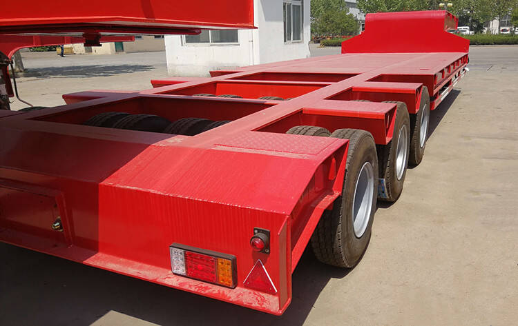 130 Ton Lowbed Trailer for Sale - 3 Line 6 Axle Heavy Duty Equipment Trailer
