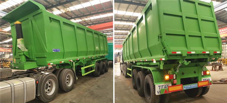 Details of 3 Axle 100 Ton Tipper Semi Trailer