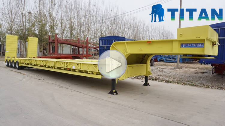 low bed long trailers video