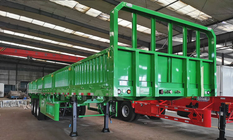 3 Axle 60 Ton Open Top Trailer for Sale