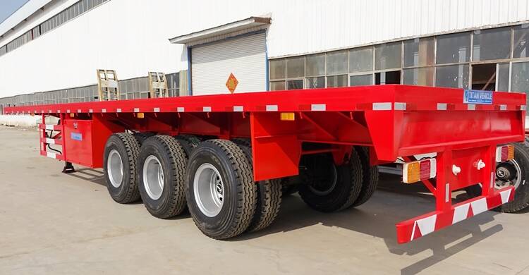 3 Axle Flatbed Semi Trailers for sale