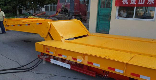 120 Tons Folding Gooseneck Lowboy Trailer