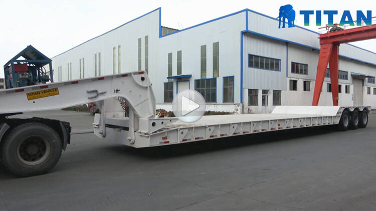 17 meters 120 tons Lowboy Trailer