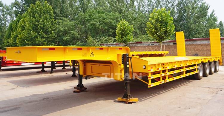 16-24M extendable lowbed trailer