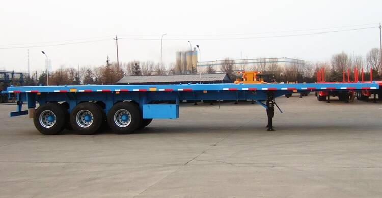 40/20ft flatbed container semi trailer