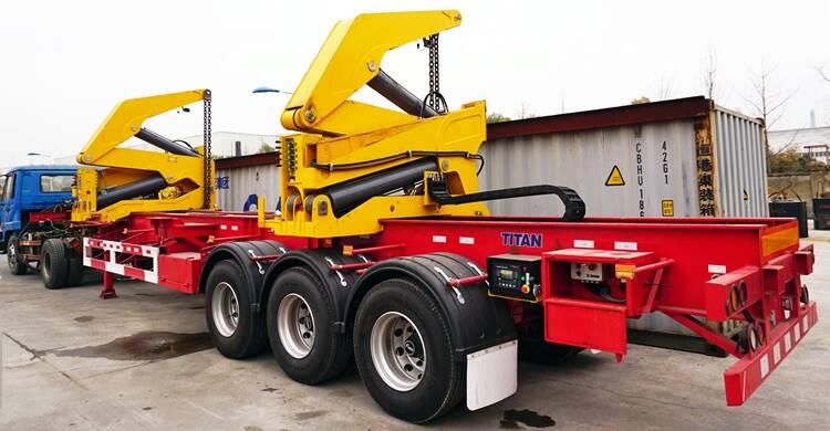 side loader container transport