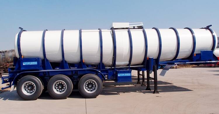 21000L chemical tanker semi trailer