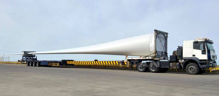 56m Extendable Wind Blade Trailer