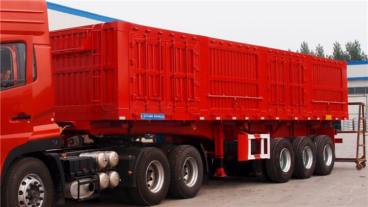 Side Dump Semi Trailer 40 Ton Capacity for Mombasa