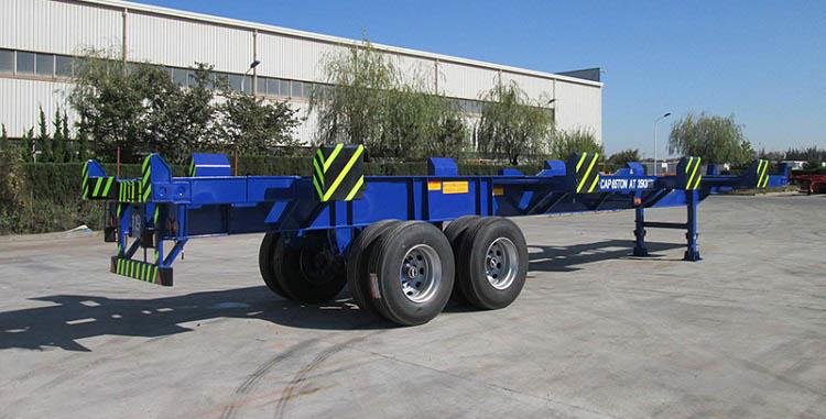 40ft Bomb Cart Trailer for Sale , Terminal Port Trailer 