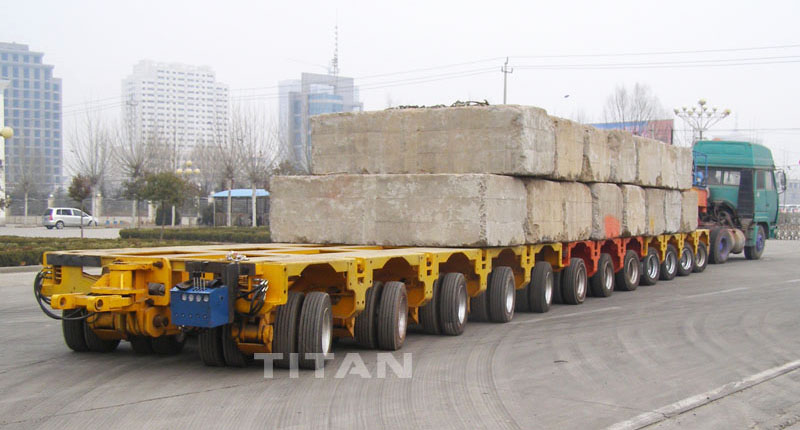 Hydraulic Multi Axle Modular Trailer for Sale - 300 Ton Heavy Equipment Transport