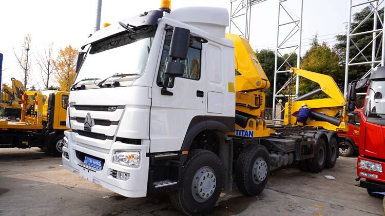 37T Side Loader Container Truck for Sale