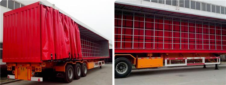 Tautliner Curtains Trailer - 3 Axle 40ft Curtain Side Trailer