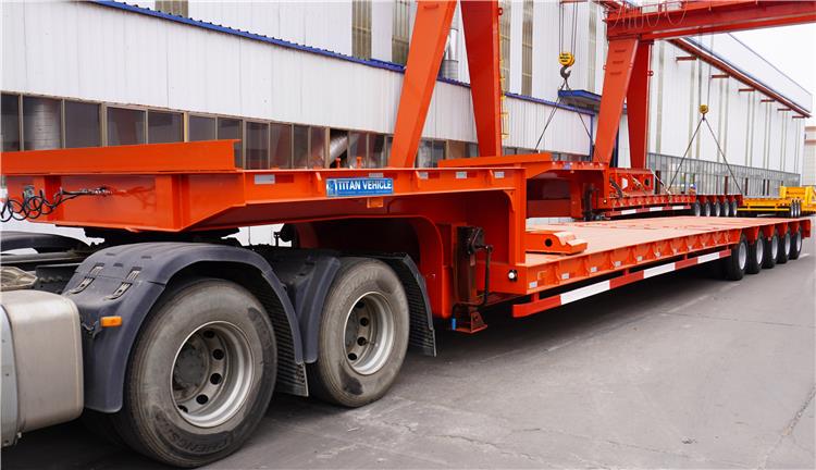Stepped Trailer - 5 Axle 90 Ton Step Deck Trailer for Sale