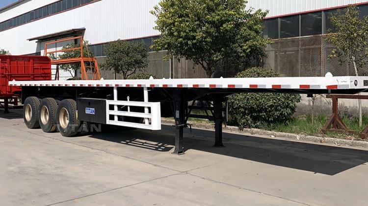 40 Foot Flatbed Container Trailer for Sale - TITAN Vehicle